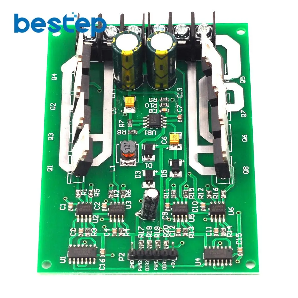 High Quality Newest H-Bridge Dual Motor Driver Drive Module Board DC MOSFET IRF3205 3V-36V 10A 30A Peak 30A Replace L298