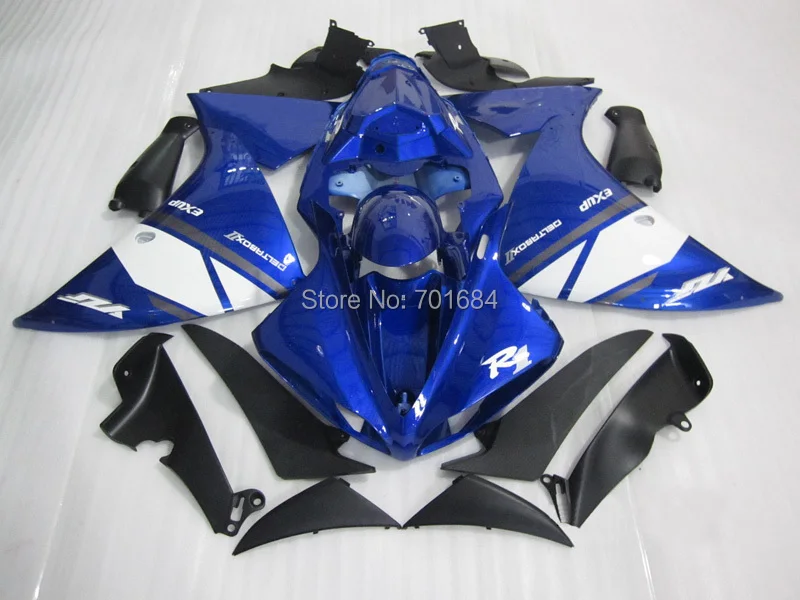 Hot  Blue UV Paint Bodywork Fairing ABS Injection Mold For Yamaha YZF R1 2009-2011 (4) [CK1228]