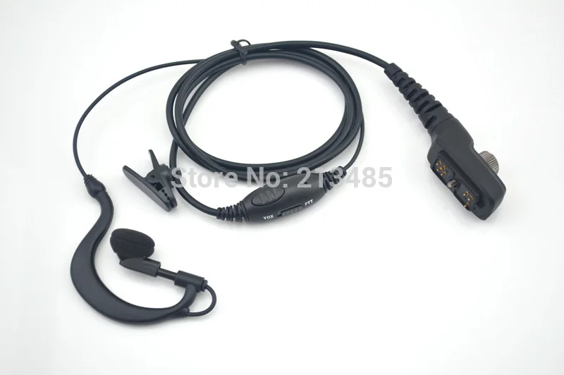 G-Hook Earpiece Headset Microphone with PTT & VOX for HYT  HYT TC-780 TC-780M TC-610P TC380M TC-370M  Digital  Two-way radio