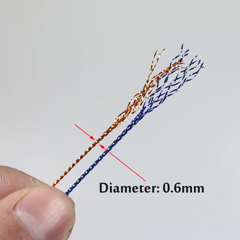 ICERIO 5m/Pack Fly Tying Glitter Rib Chironomid Midge Nymph Braid Lines Fly Tying Materials