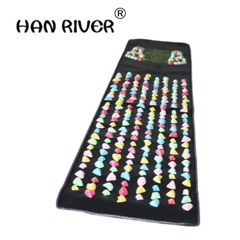 HANRIVER 2022 hot sale product sell like hot cakes Foot massage mat the road of health foot massager Color stone massage blanket