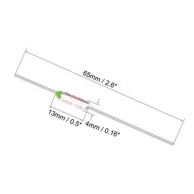 Thermal Fuse 250V 10A TF 216 Celsius Degree Temperature  Circuit Cutoff 5pcs