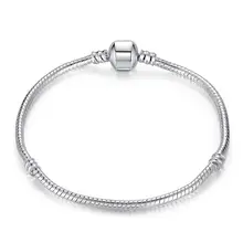 Silver Snake Charm Bracelet for Women #2