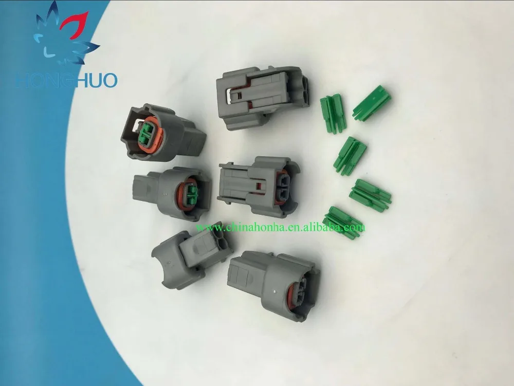 Free shipping 10 pcs DJ7024YA-2-21 2pin auto waterproof automotive female wire terminal connector PU465-02127