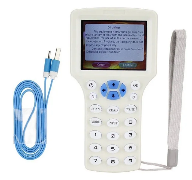 

Rfid reader ID card IC card decryption read and write 08CD copy machine HID125khz parking card reader