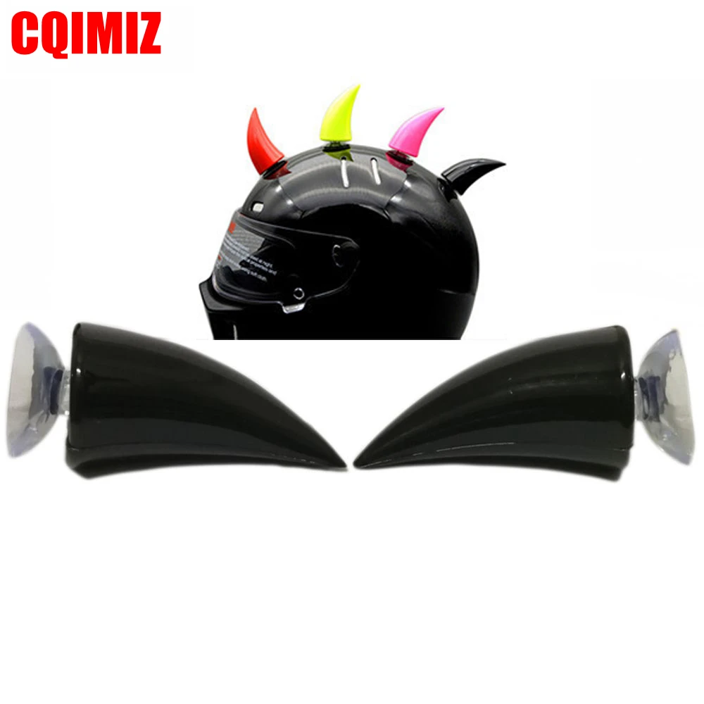 2 Pcs Motorcycle Helmet Horn Motocross Off Road Capacete Decoration Biker Bike Snowboard Ski Helmet Horn