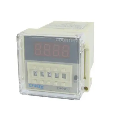 DH48J AC/DC36V 50/60Hz Count Up 8 Pins 1-999900 Digital Counter Relay