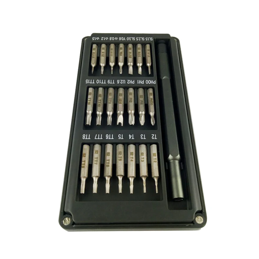 Screwdriver Bit Set, Aluminum Alloy Handle Screwdrivers Kits, Handheld Precision Instrument, Disassemble Repair Tools, 22 in 1