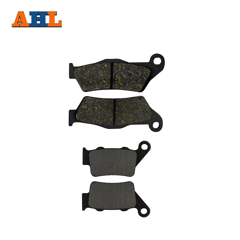 

AHL Motorcycle Front and Rear Brake Pads for 620 All Models (NOT ) 1995-2000 Black Brake Disc Pad