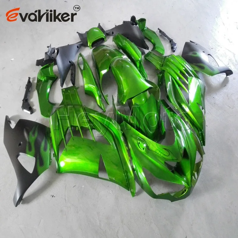 ABS motorcycle Fairing hull  for ZX14R 2006 2007 2008 2009 2010 2011 2012 2013 2014 2015 2016 green Injection mold