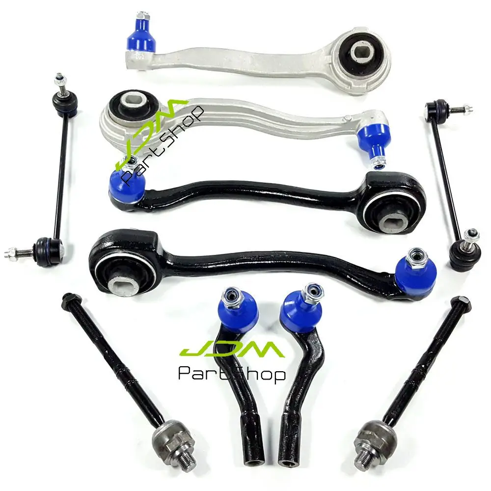 FOR Mercedes W203 W209 CLK320 350 500 550 Front Control Arm Arms Ball Joint Sway Bar Tie Rod KIT 10 pcs