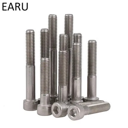 DIN931 Standard  304 Stainless Steel Half-tooth External Hexagon Hex Head Screws Bolt M6*30/35/40/45/50/55/60/70/80/90/100-150mm