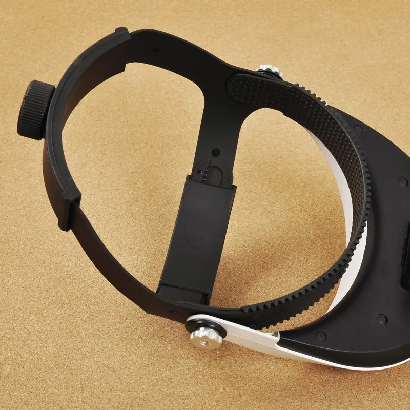 1,0 X, 1,5 X, 2,0 X, 2,5 X, 3,5 X LED Beleuchtung Stirnband Lupe Helm Lupe Reparatur Kopf Visier Dental Chirurgische Lupe