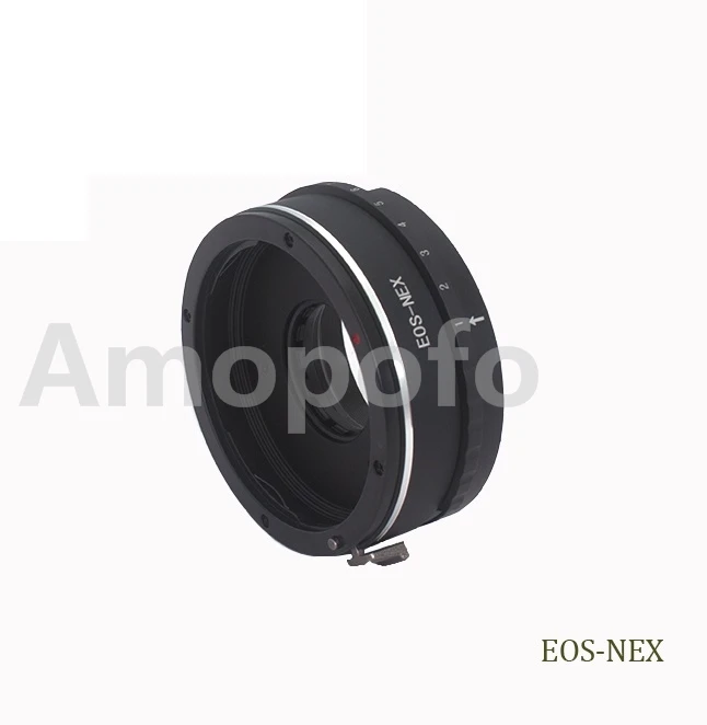 Anillo adaptador de montaje de apertura ajustable, accesorio para Canon EOS EF, montaje de lente para sony E, NEX-7 5C VG10 + con soporte de trípode