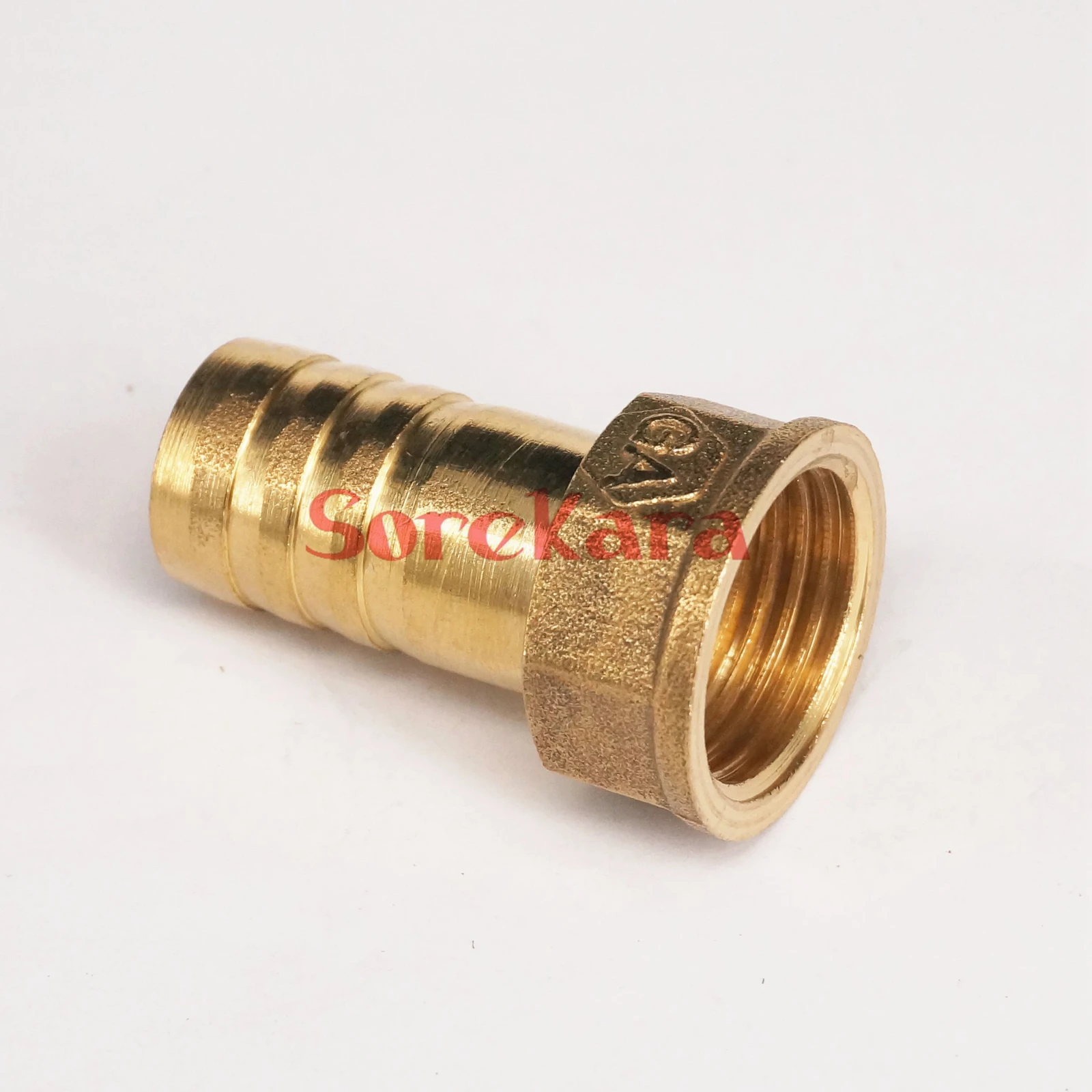 

LOT 5 Hose Barb I/D 16mm x 1/2" BSP female Thread Brass coupler Splicer Connector fitting for Fuel Gas Water