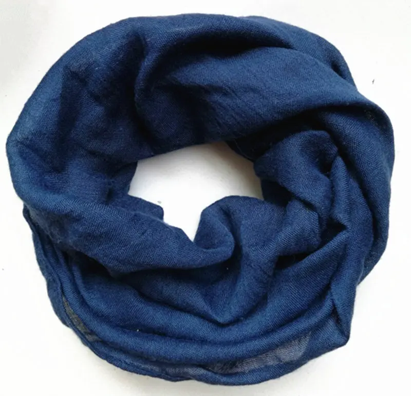 New Fashion Children Comfortable soft cotton Scarf Loop Kids Solid Infinity Scarves Baby Accessories Free Shipping