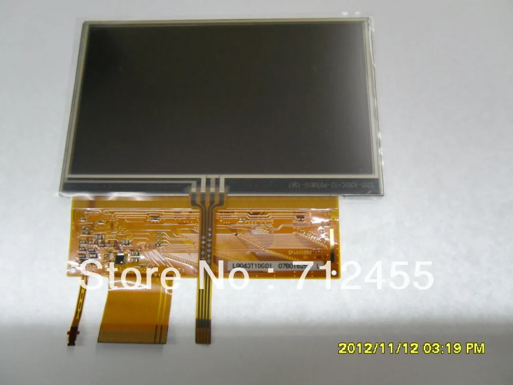 

4.3inch LQ043T1DG01 for Garmin nuvi 600 610 710 LCD screen display with touch screen digitizer