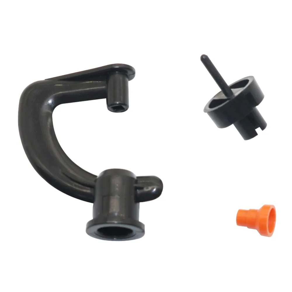 360 Angles Rotating Atomizing Nozzle 7.5mm Interface Garden Irrigation Sprinklers Greenhouse Cooling Humidify Sprayer 30 Pcs