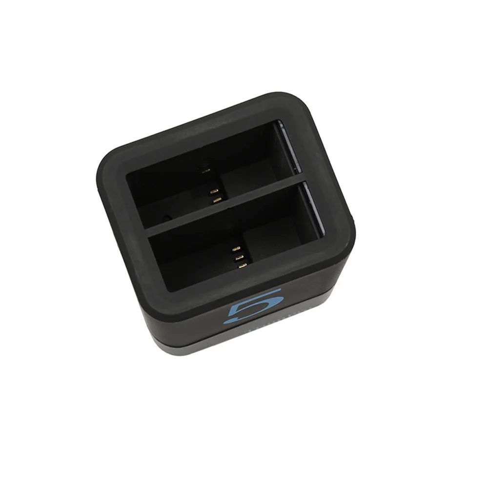 2Pcs 1220mAh Go Pro Battery + Dual Charger Seat double Charge for gopro hero 5 Hero 6 7 8 Black GoPro Camera Accessories