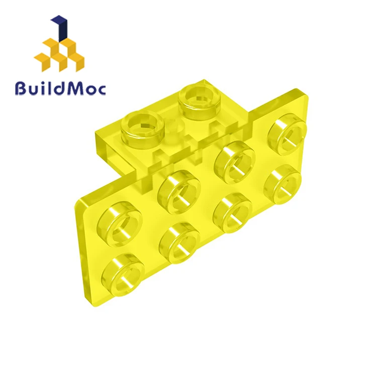 

BuildMOC 93274-21731 Bracket 1 x 2 - 2 x 4 For Building Blocks Parts DIY story Educational Classic Brand