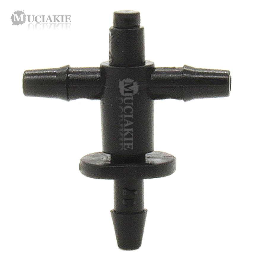 

MUCIAKIE 20PCS Dripper Garden Tee Water Diverter for Drip Irrigation 3-Way Connector for Drip Arrow Adapter for 3/5mm Hose Barb