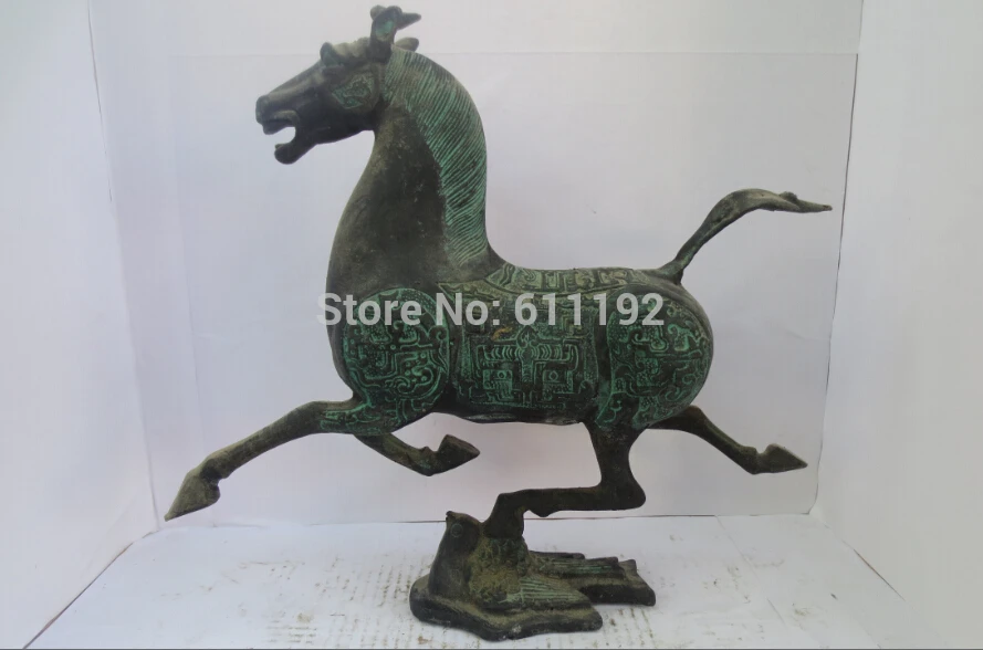 

Antique bronze Horse statue/Sculpture Metal crafts, Horse riding Chebi,Holiday Decoration Gift