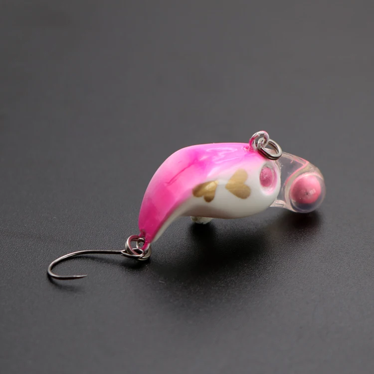 1PCS Fishing Lure Sinking Mini VIB Minnow 2.5cm 3g Artificial Small Hard Bait Sharp Hook Crankbait Wobbler Tackle Trout