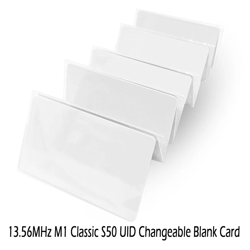 100pieces UID Changeable IC Card 1k 13.56MHz with writable 0 sector 0 block HF ISO14443A