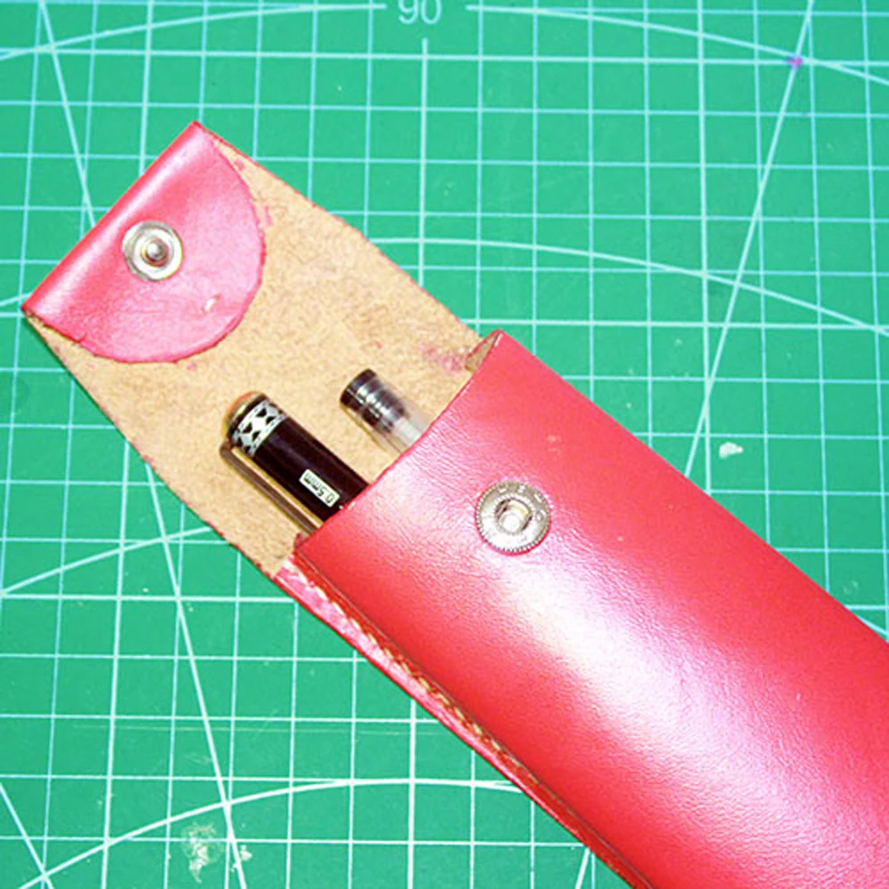 DIY leather craft pen case knife mould easy use hand punch tool die cut template