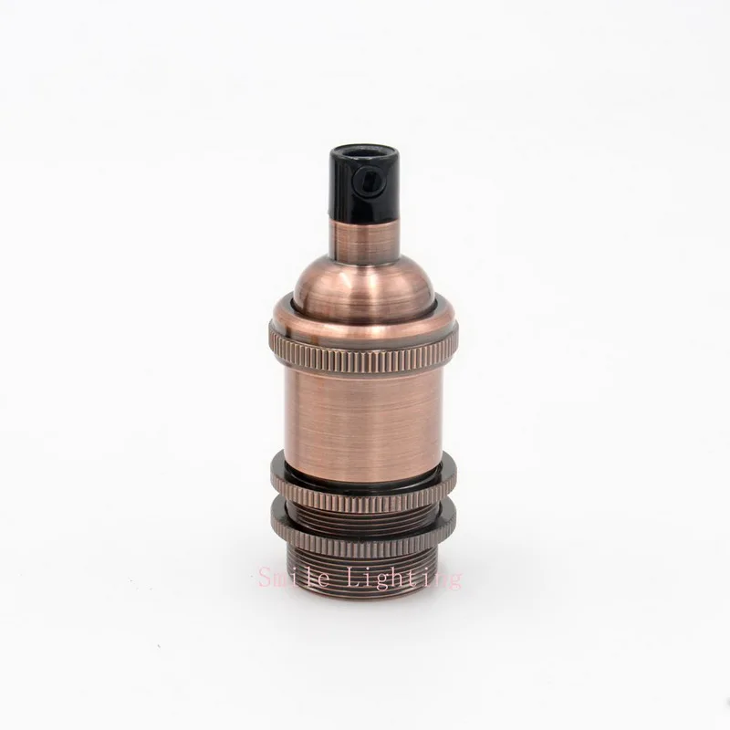 110-250V CE E14 Brass Vintage Lamp Base Retro Lamp Holder Socket Incandescent Bulb Holder Fittings