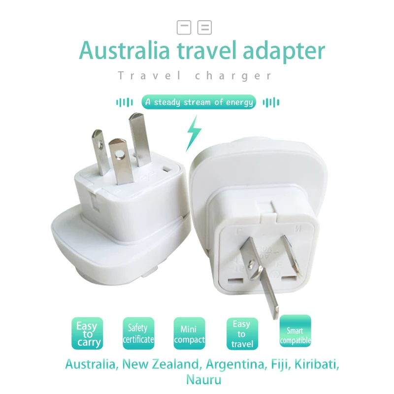 1PC 10A 250V Electric Plug power Socket Adapter Australia Travel Adapter EU US TO AU socket AC Power Charger Converter