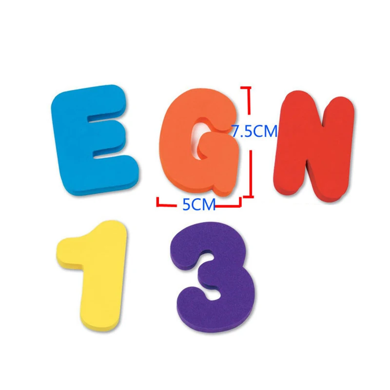 Foam Alphabet & Number Bath Puzzle Toy Set 6