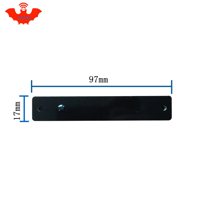 UHF RFID علامة معدنية 915 ميجا هرتز 868 ميجا هرتز الغريبة Higgs3 EPCC1G2 6C 97*17*3.7 مللي متر رف السلع النحيفة PCB البطاقة الذكية العلامات RFID السلبية