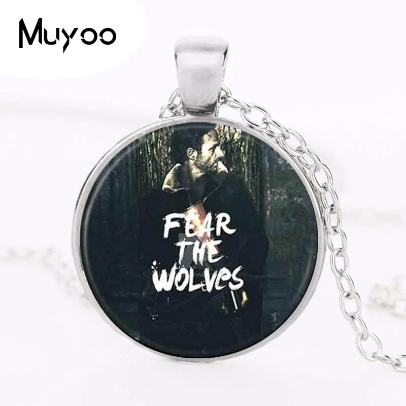 2017 THE WALKING DEAD Necklace Pendant Rick punk jewelry Gothic Glasses ancient Pendant Necklace gift Chain HZ1