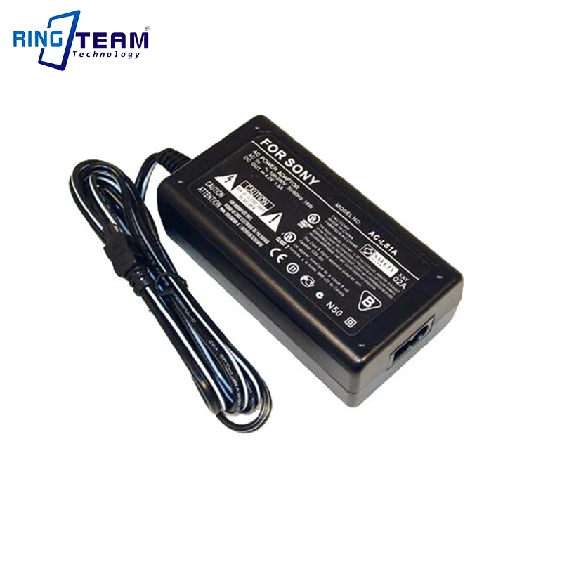 Nguồn Điện AC Adapter AC-LS1 LS1 LS1A Cho Sony KTS Máy Quay Phim DSC P1 P2 P20 P3 P30 P31 P5 P50 p51 P7 P71 P9