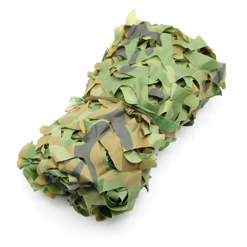 Hunting Camping Camo Net 2X3m Woodland Leaves Camouflage Net Jungle Leaves Camo Net For Military Car Shade Cloths Cover