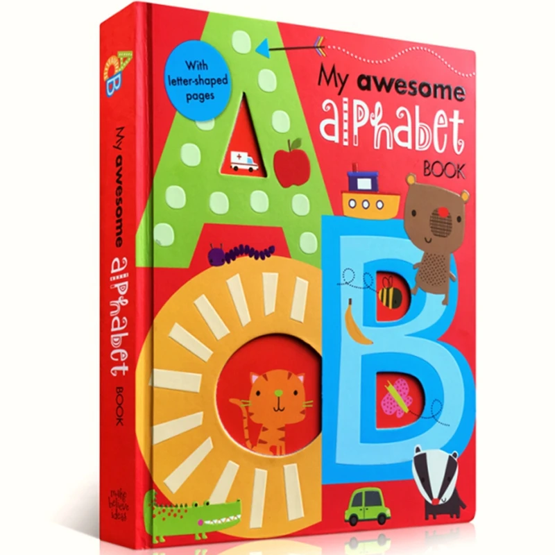 2 Books/Set My Awesome Alphabet ABC & My Awesome Counting 123 Children picture book in English Wholesale