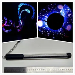 2018 Fashion 50 pixel Poi Full-Color LED Visual Magic Stick programmabile Nunchuck Usb Graphic Poi performance Show Wand