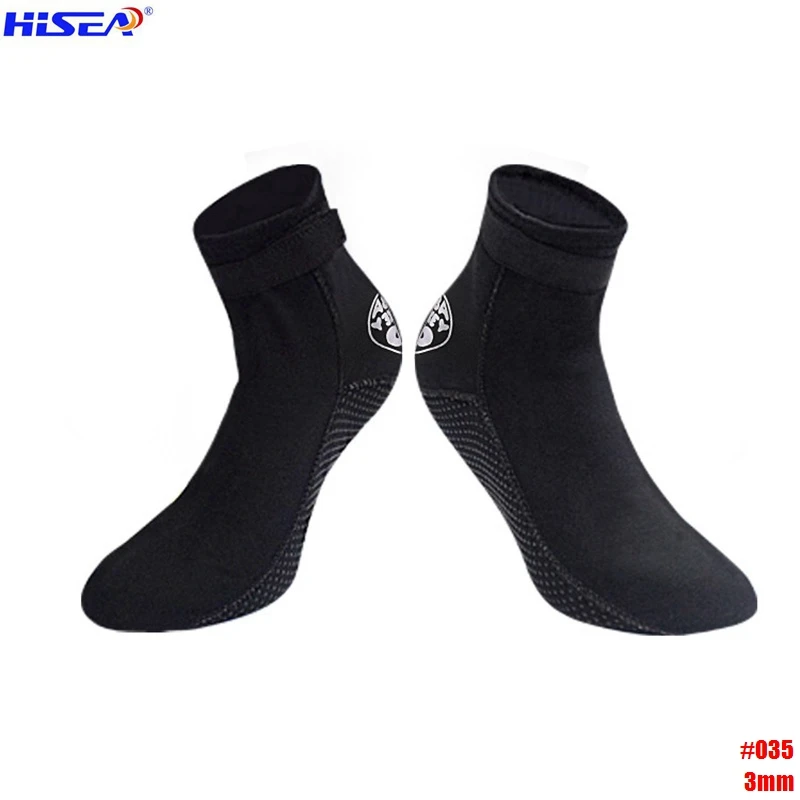 Hisea Neoprene High Upper Warm Anti Skid Shoes Winter Swimming Surfing Fishing Scuba Diving Sox Soft Anti Scratch Beach Sox