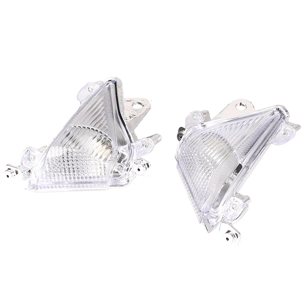 Motorcycle Front Turn Signals Light Lamp Indicator Blinkers Lens Cover Housing Shell For Kawasaki Ninja ZX10R 2004 2005