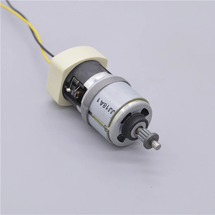 DC24-60V 2900-7200RPM 395 Micro Motor Replaceable Carbon Brush Permanent Magnet Motor With Rectifier Bridge and MXL Timing Belt