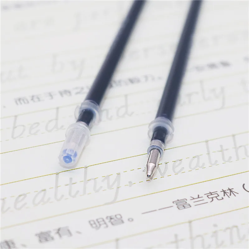 200 Chiếc 0.5Mm Anh Thư Pháp Trung Quốc Đặc Biệt Tự Động Bị Phai Màu Refill Cho Văn Bản Viết Bài Tập Biến Mất Trong Vòng 30 Phút