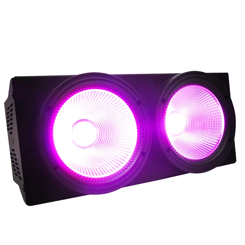 2eyes 2x100W Led Blinder 200W COB Par RGBW+UV 6IN1 DMX Stage Lighting Effect Audience Lighting DJ Equipment Disco