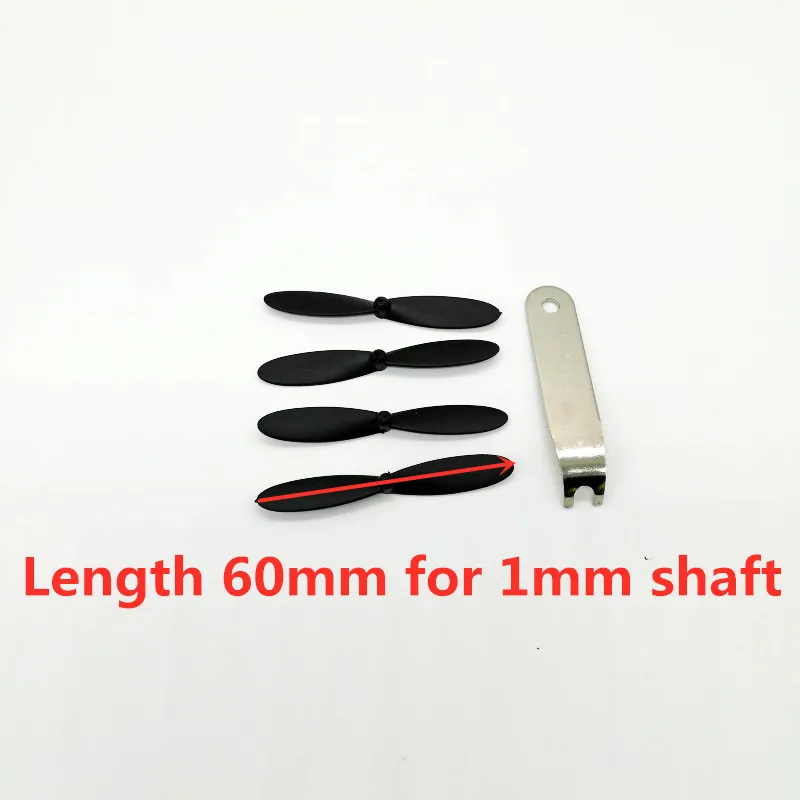 

New 2A+2B 60mm 6cm Props High Speed Propellers Blades Props A B For 1mm Shaft R/C Spare Parts Small Mini Quadcopter Drone