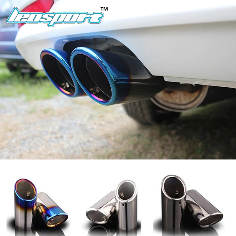 

exhaust pipe car covers For AUDI A1 A3 A4 A5 A6 Q3 Q5 Stainless steel Car exhaust pipe muffler pipe End tip accessories