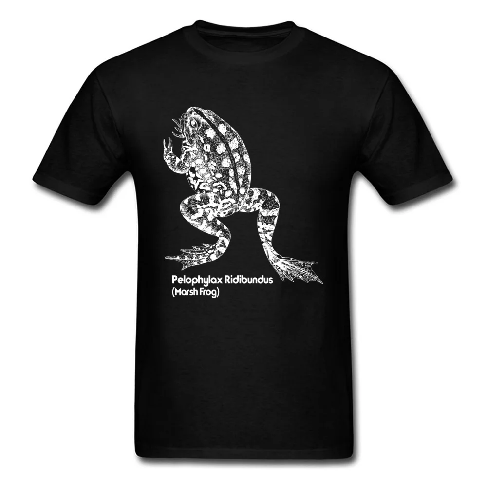 Fashionable Man Tops Geek T Shirt Personalized T-shirt Coupons Tshirt Short Sleeve Clothes Amphibian Marsh Frog Print Teeshirt