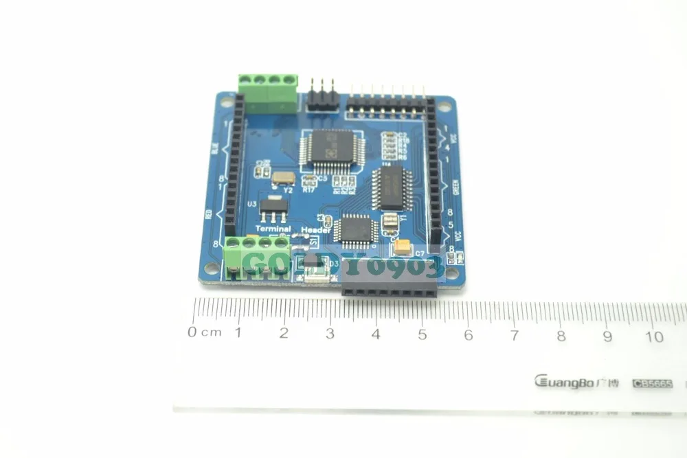 Full-color RGB LED dot matrix Arduino driver shield Colorduino development board