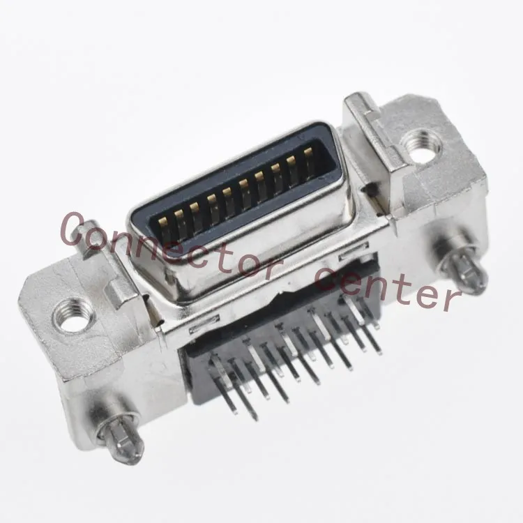 

SCSI MDR Connector For TE 1.27mmPitch 20POS 90Degree Right Angle Original 178238-2