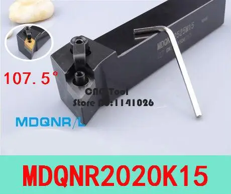 MDQNR2020K15/ MDQNL2020K15 Metal Lathe Cutting Tools,CNC Turning Tool,Lathe Machine Tools, External Turning Tool Type MDQNR/L