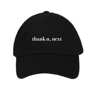 Letter Thank U,Next Baseball Caps Ariana Grande Embroidery Dad Hat Unisex Women Man Hats Latest album Snapback